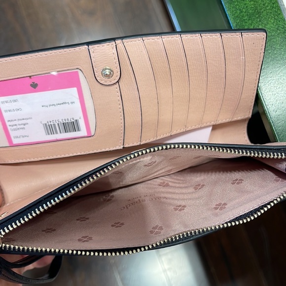 Kate Spade Spencer Continental Wristlet 
Black
NWT - Picture 14 of 16
